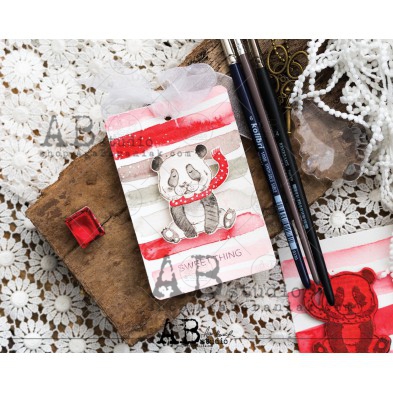 Rubber stamp ID-574 "christmas bear"
