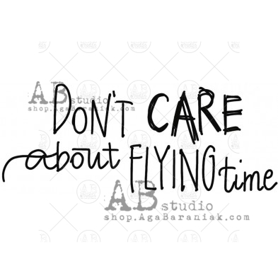 Rubber stamp ID-620 "don't care"