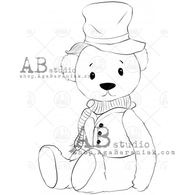 Rubber stamp "bear" ID-686