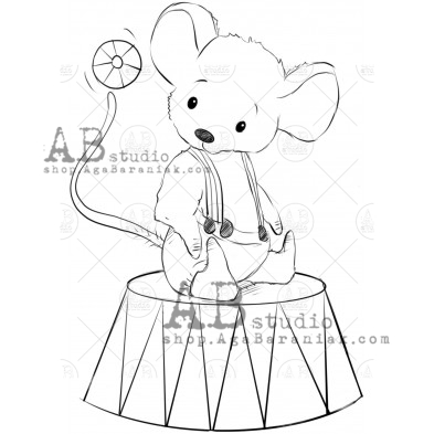 Rubber stamp "mouse" ID-694