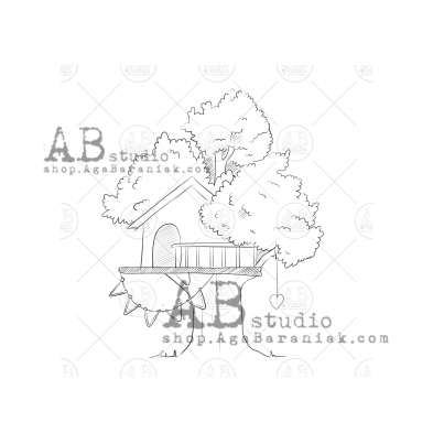 Rubber stamp "house" ID-706