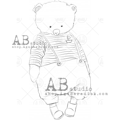 Rubber stamp "bear" ID-687