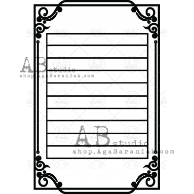 Rubber Stamp ID-760 "label"