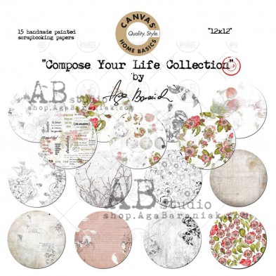"Compose Your Life" - zestaw papierów do scrapbooking
