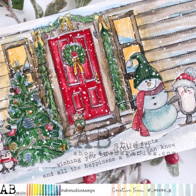 Rubber stamp ID-802 " snowman"